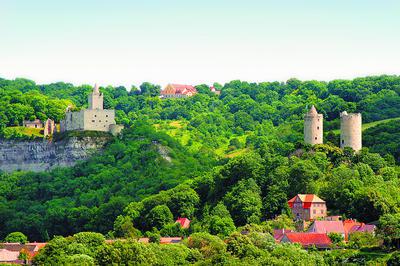 Средневековый замок Залек, Германия