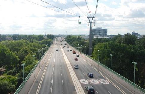 Канатная дорога в Кельне. Германия. Достопримечательности