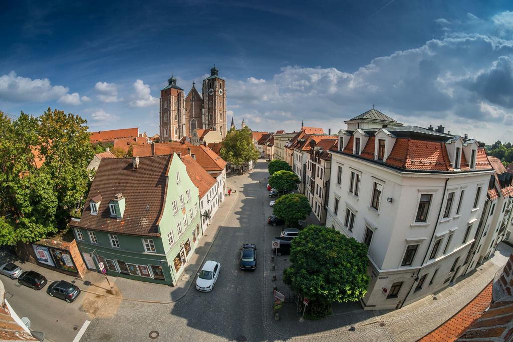 Панорама города Ингольштадт. Бавария